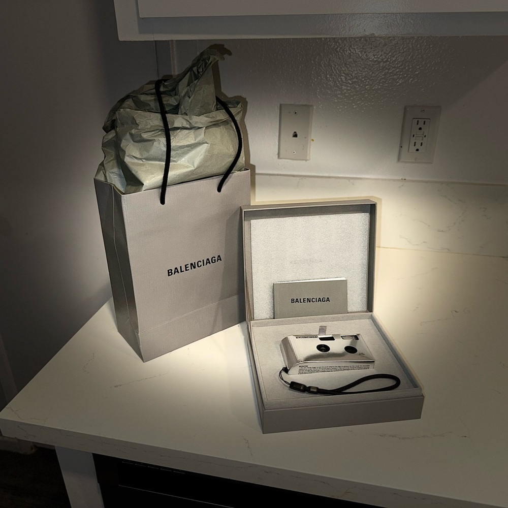 Balenciaga Gray Disposable Camera